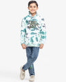 Boy's Sea Green Hoodie - EBTH24-026