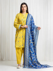 Printed Lawn Suit - EWU6A1-36718-3P