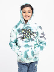 Boy's Sea Green Hoodie - EBTH24-026
