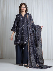 Printed Khaddar Suit - EWU6A3-37068-3P
