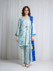 Printed Lawn Suit - EWTKP6-86418-3P