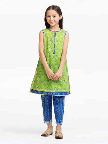 Girl's Parrot Green Pret - EGTKP5-70972ST