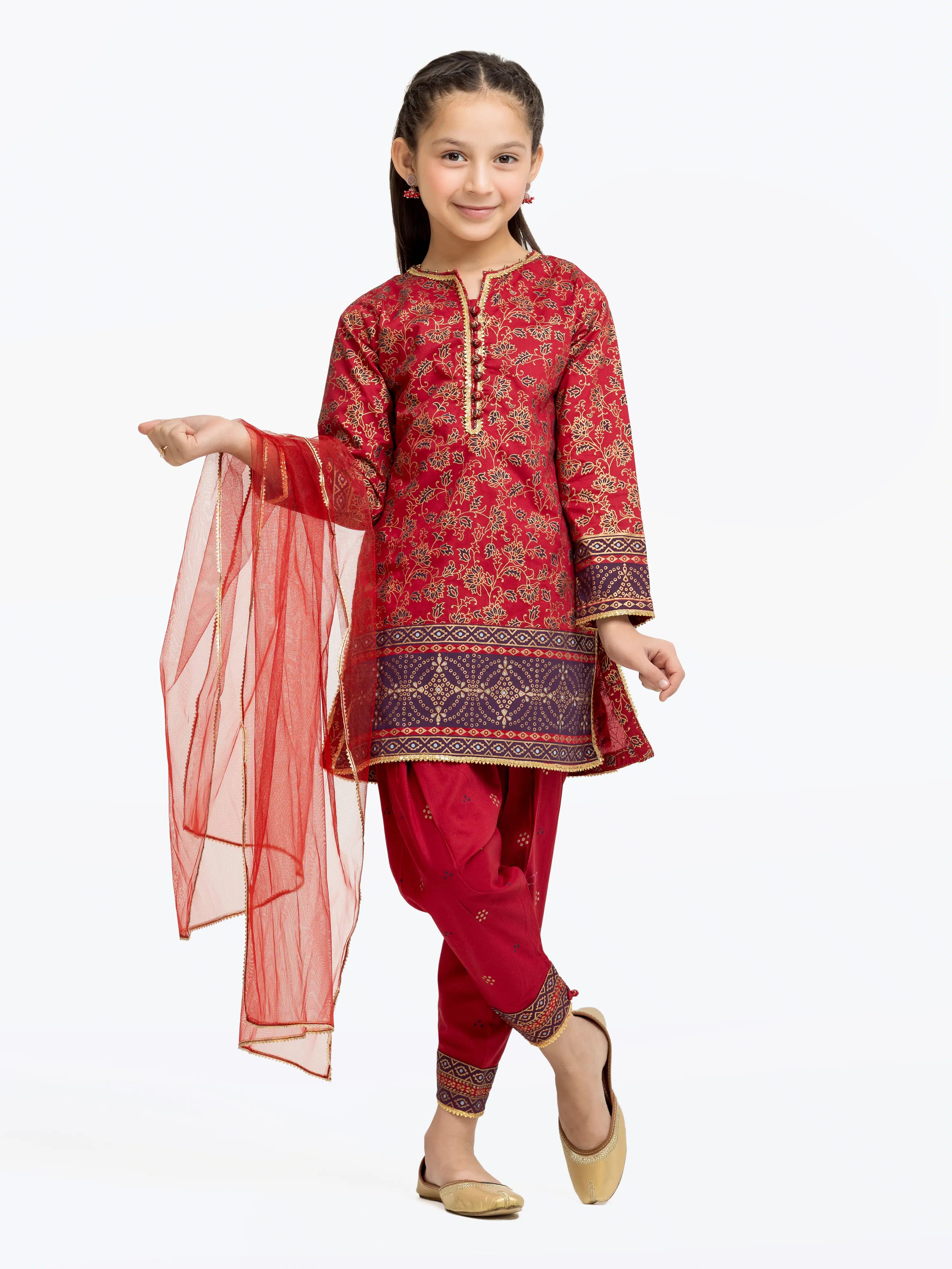 Girl's Red Pret - EGTKP5-70803-3P