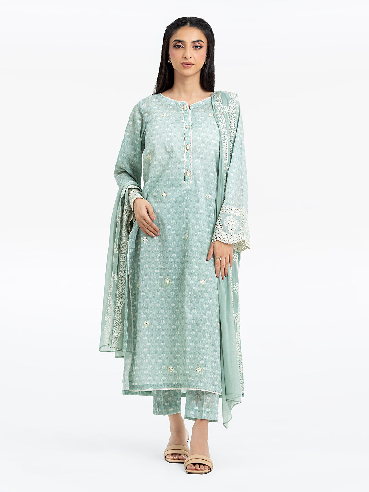 Pret 3Pc Embroidered Lawn Suit - EWTKE24-81007-3P