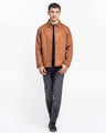 Men's Brown Shacket - EMTJS24-006