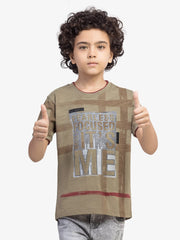 Boy's Olive Green T-Shirt - EBTTS5-004