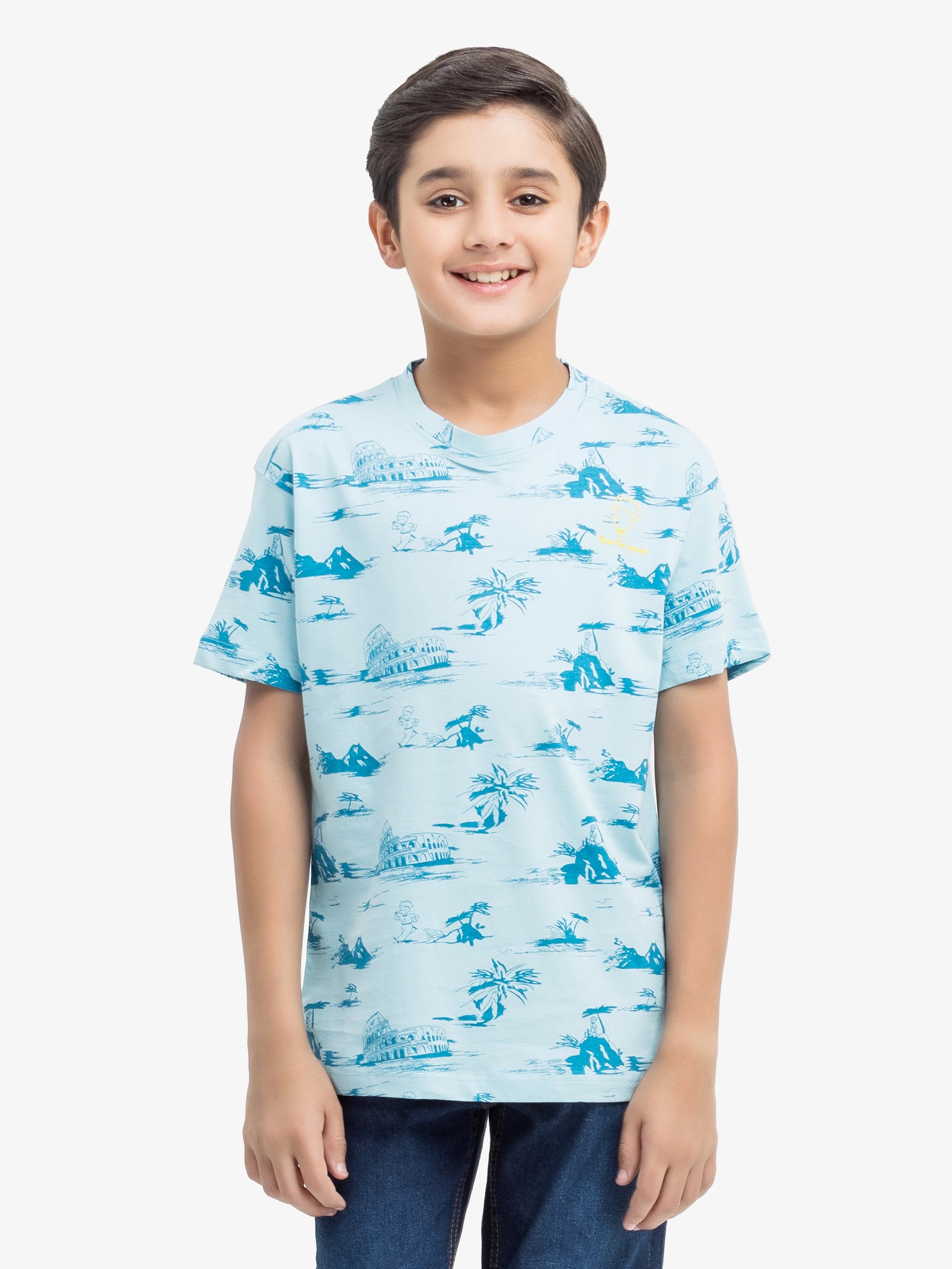 Boy's Light Blue T-Shirt - EBTTS24-045