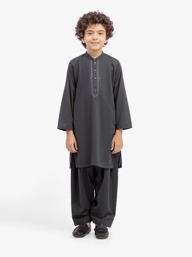 Boy's Teal Green Kurta Shalwar - EBTKS5-4046