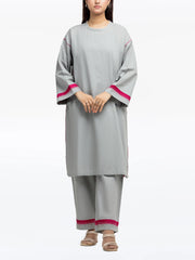 Pret 2Pc Solid Khaddar Co-Ord Set - EWTKS24-81404ST