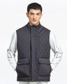 Men's Black Gilet Jacket - EMTJP24-022