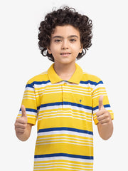 Boy's Yellow Polo Shirt - EBTPS5-022