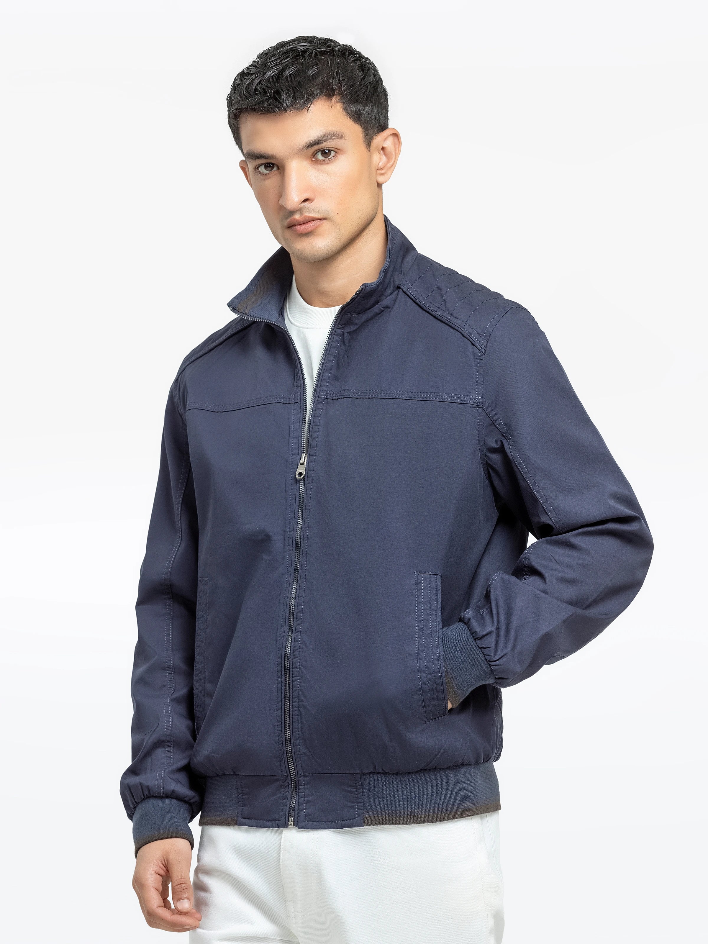 Men's Dark Navy Jacket - EMTJ24-038