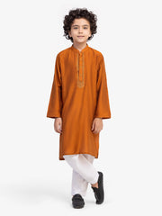 Boy's Rust Kurta - EBTKC5-023