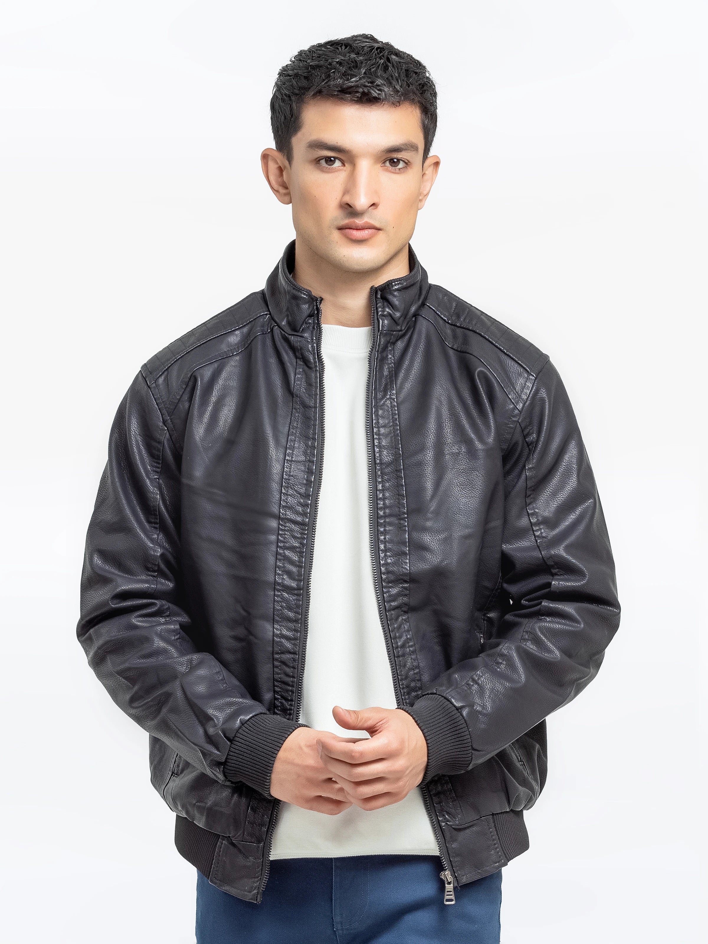 Men's Black Jacket - EMTJ24-030