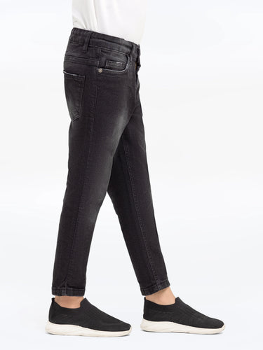 Boy's Black Denim Pant - EBBDP5-012