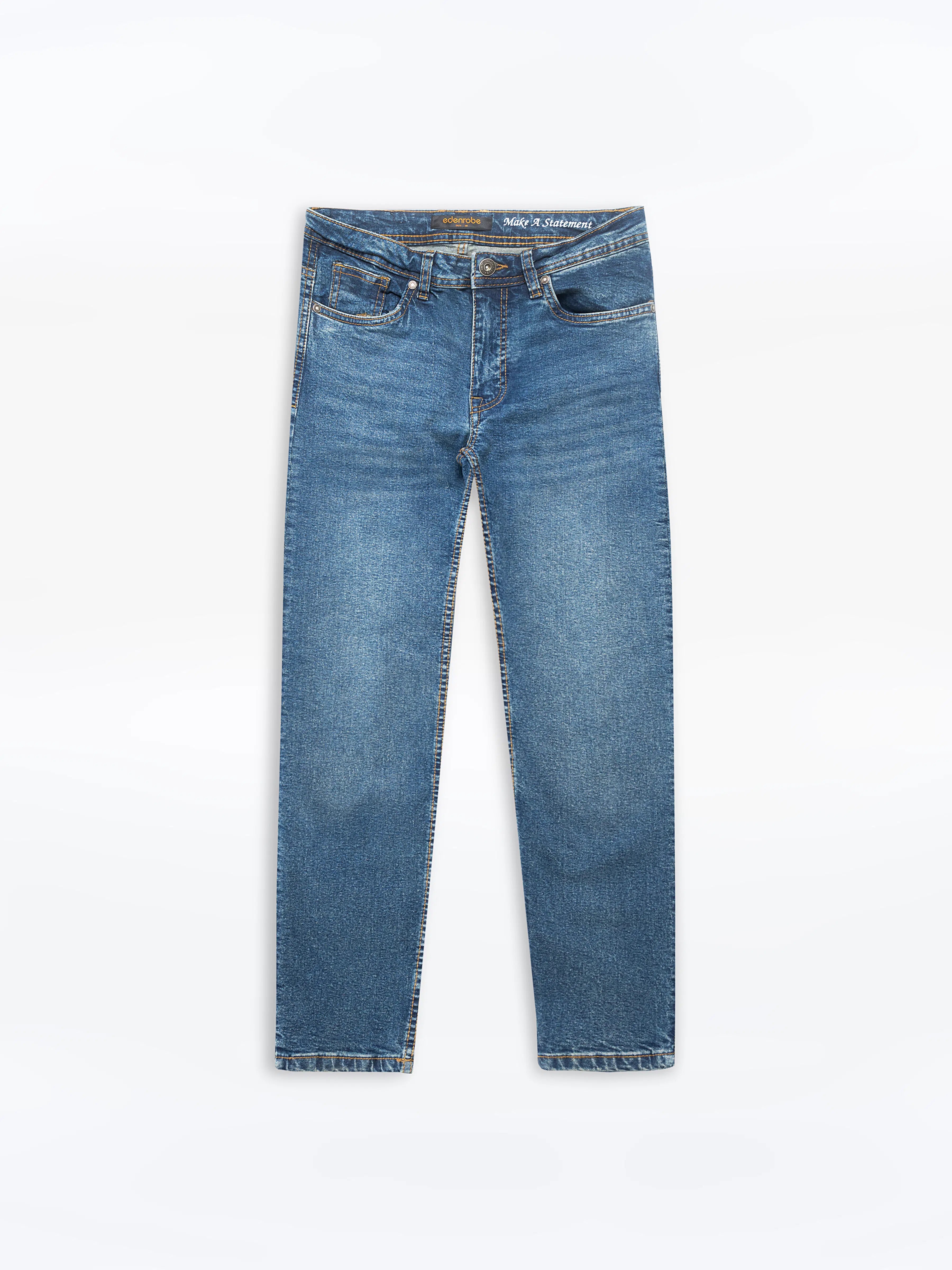 Men's Vintage Blue Denim Pant - EMBPD24-009