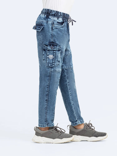 Boy's Blue Denim Pant - EBBDP5-009