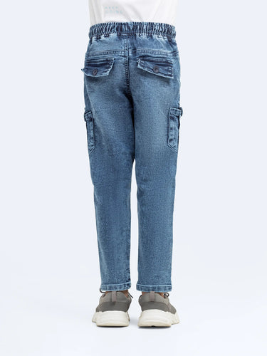 Boy's Blue Denim Pant - EBBDP5-009