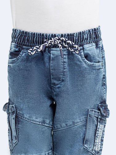 Boy's Blue Denim Pant - EBBDP5-009