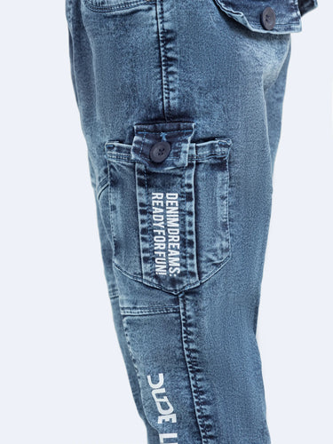Boy's Blue Denim Pant - EBBDP5-009