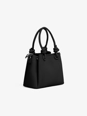 Women's Charcoal Top Handle Satchel Bag - EAWHB5-038