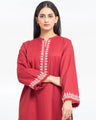 Pret 1Pc Embroidered Cambric Shirt - EWTKE25-81607S