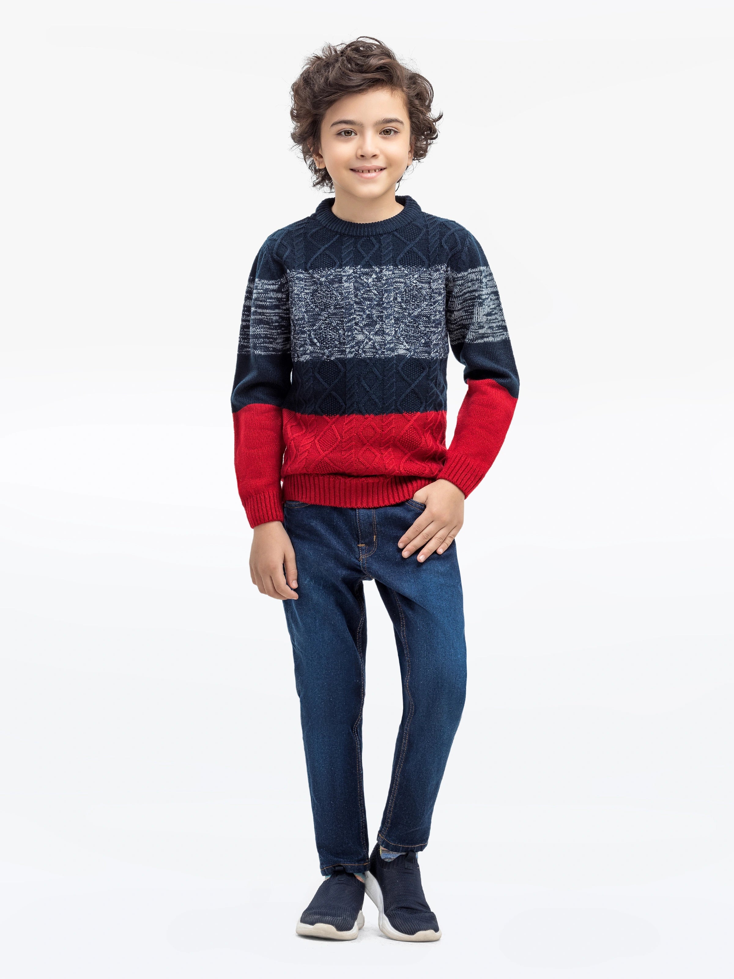 Boy's Multi Sweater - EBTSWT24-009