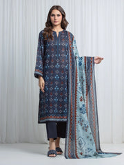 Printed Lawn Suit - EWU6A1-36744-3P
