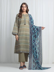 Printed Lawn Suit - EWU6A1-36871-3P