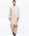 Men's Sand Kurta Shalwar - EMTKS25S-41154