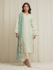 Unstitched Embroidered Cambric Suit - EWU6V2-33506-3P