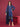 EWU22A3-24473 Unstitched Royal Blue Printed Khaddar 3 Piece