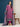EWU22A3-24701 Unstitched Magenta Printed Khaddar 3 Piece