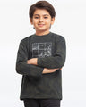 Boy's Dark Green Sweatshirt - EBTSS23-005