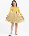 Girl's Golden Frock - EGTFK23W-200061