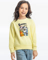 Girl's Light Yellow Sweatshirt - EGTSS23-008