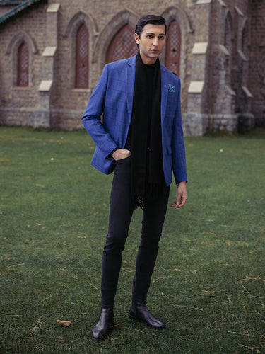 Men's Royal Blue Blazer - EMTB22-6826