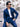 Men's Blue Coat Pant - EMTCP23-6844