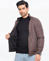 Men's Black & Brown Reversible Jacket - EMTJP23-002