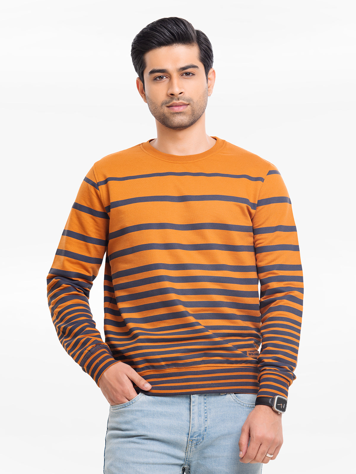Men's Brown Sweatshirt - EMTSS23-008