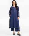 Pret 2Pc Embroidered Khaddar Shirt Trouser - EWTKE23-69420ST