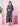 Unstitched Royal Blue Embroidered Viscose 2 Piece - EWU22V13-24020SD