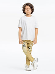 Boy's Khaki Jeans - EBBDP23-003