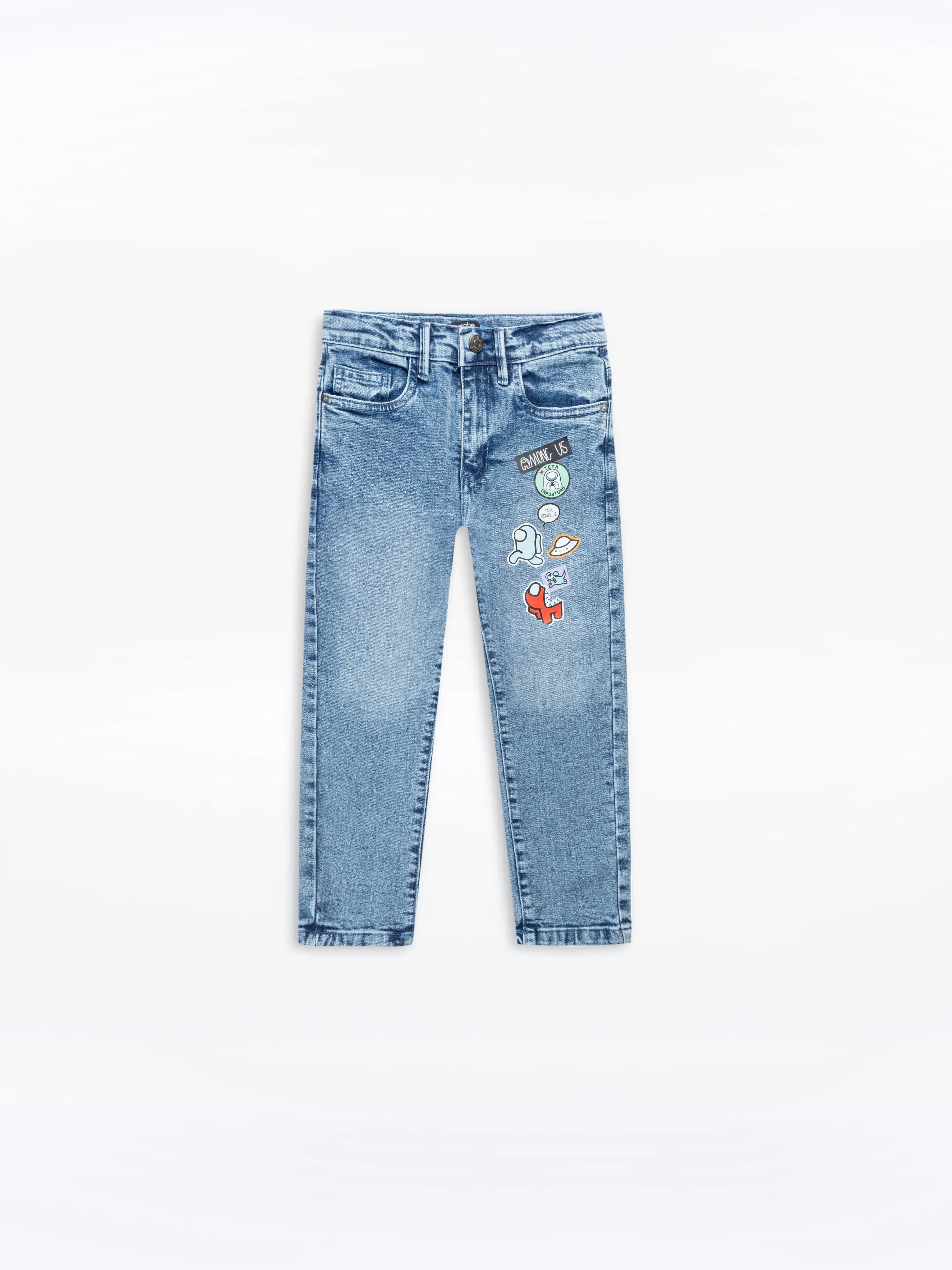 Boy's Ice Blue Denim Pant - EBBDP24-024