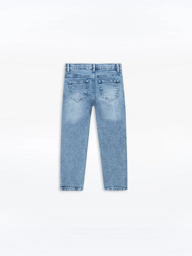 Boy's Ice Blue Denim Pant - EBBDP24-024