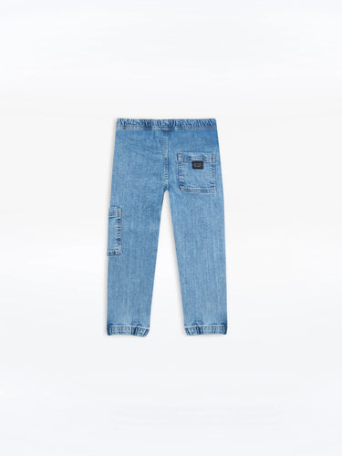 Boy's Ice Blue Denim Pant - EBBDP24-030