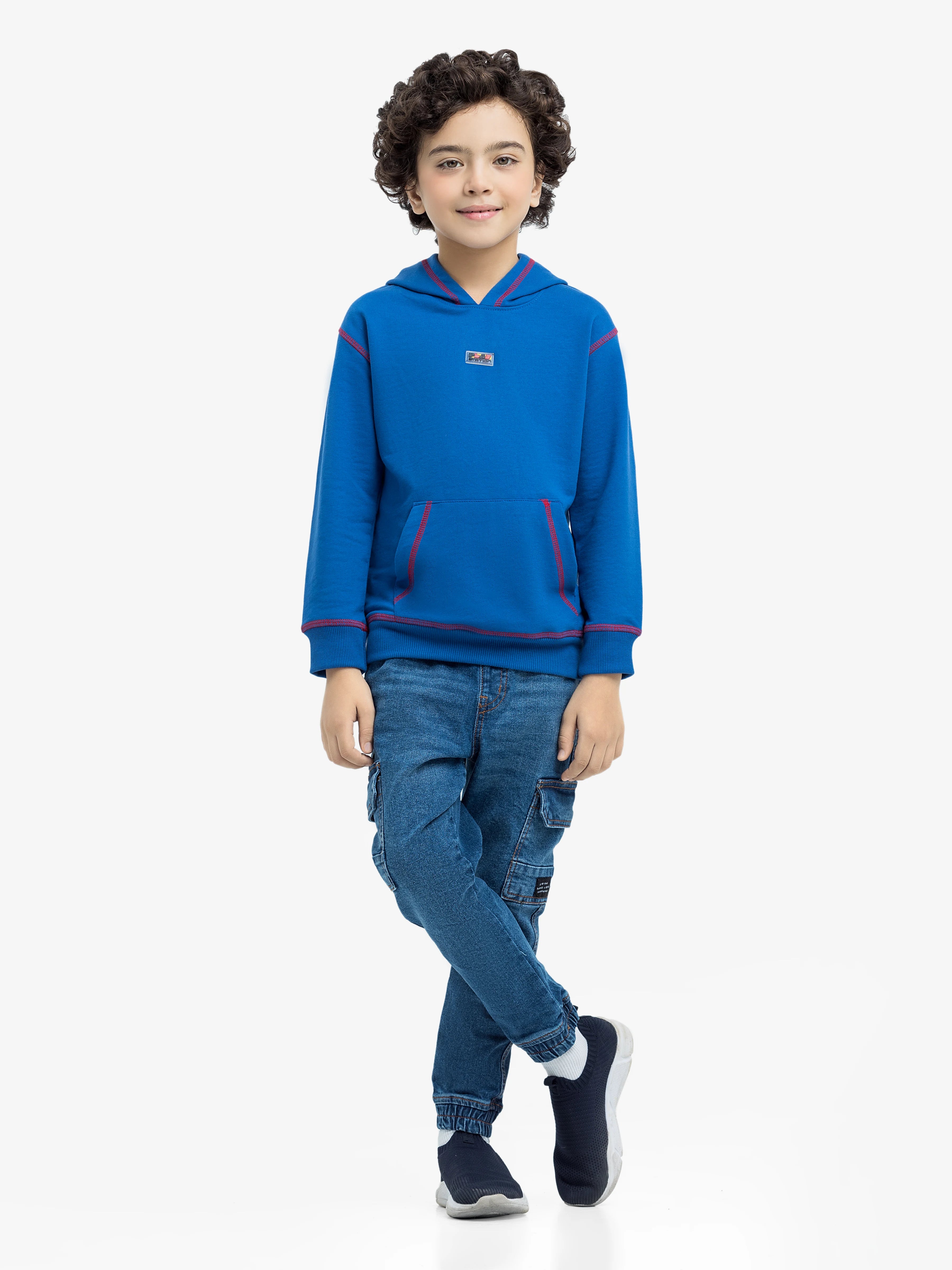 Boy's Blue Hoodie - EBTH24-016