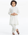 Boy's Cream Kurta Pajama - EBTKP24-002