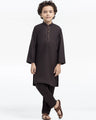 Boy's Dark Brown Kurta Pajama - EBTKP24-008