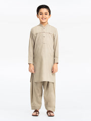 Boy's Light Sage Kurta Shalwar - EBTKS24-3912